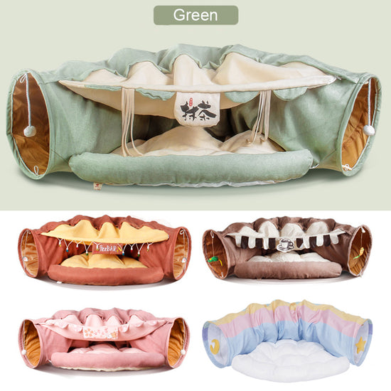 Tunnel de Jeu Interactif pour Chats et Petits Animaux