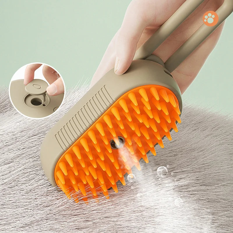 Brosse Vapeur 3-en-1 pour Chats