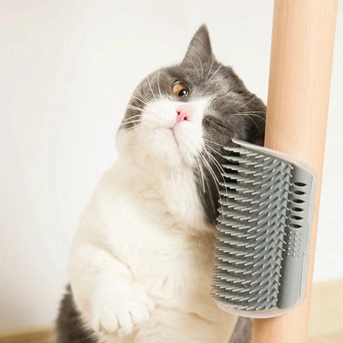 Brosse Murale Auto-Toilettante pour Chat